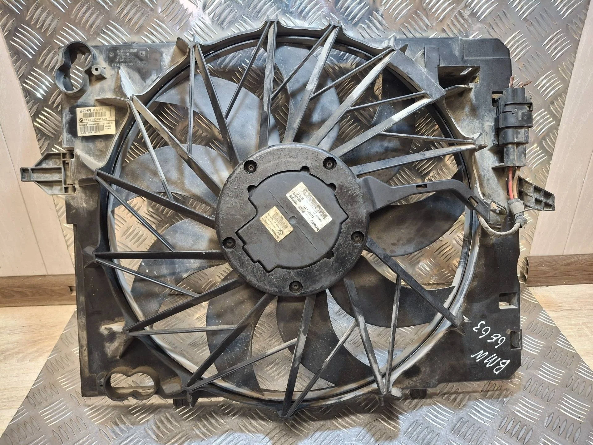 вентилятор охлаждения BMW 5 E60/E61