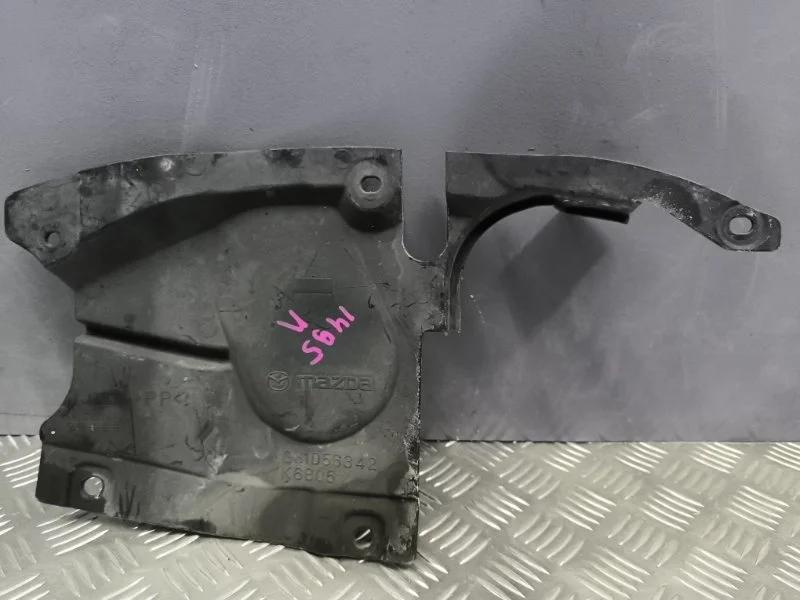 Пыльник двигателя Mazda 6 2007 GS1D56342 GH LF-VE, левый