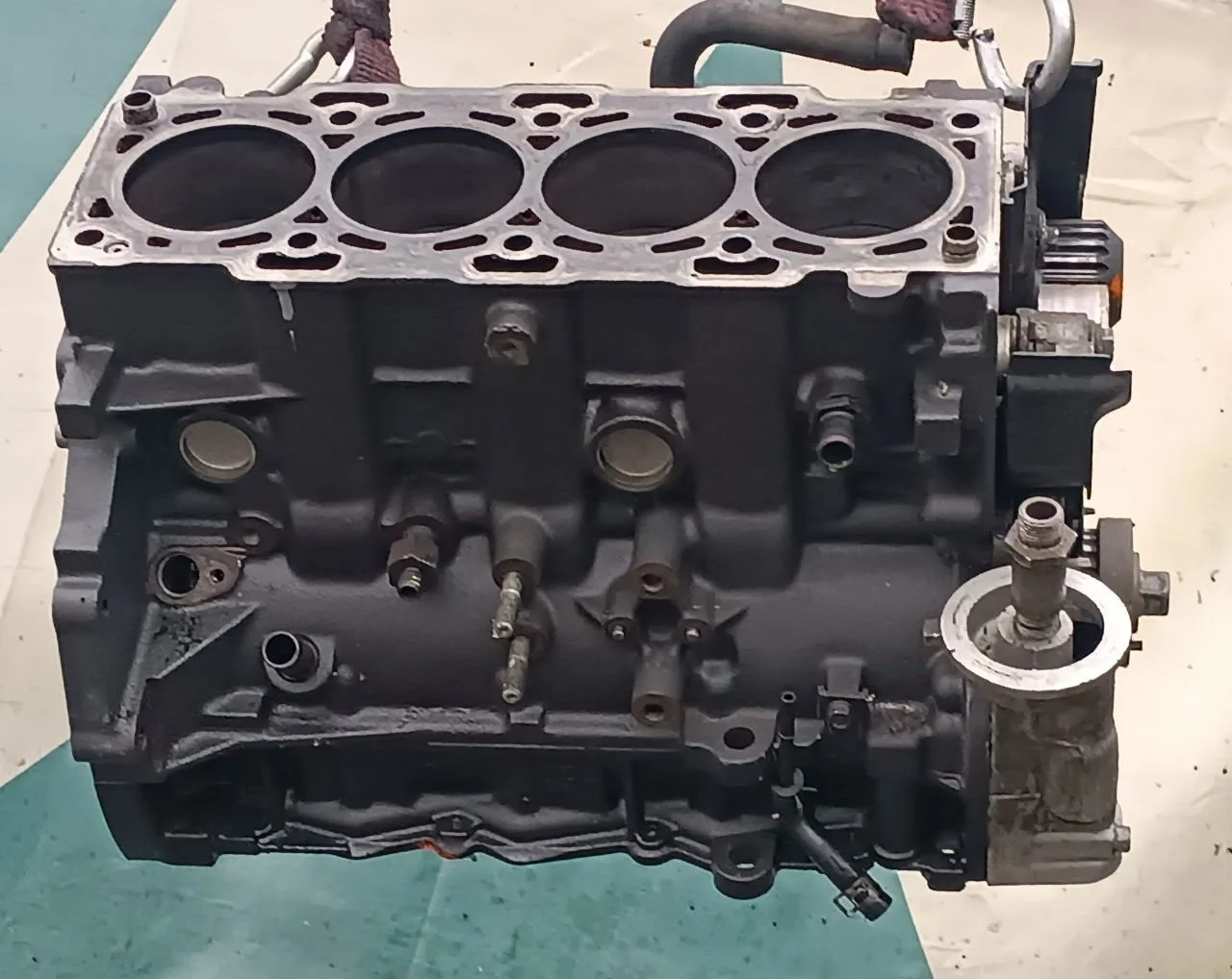 Блок цилиндров D4EB  Hyundai Santa FE 2 (CM) 2.2 Дизель