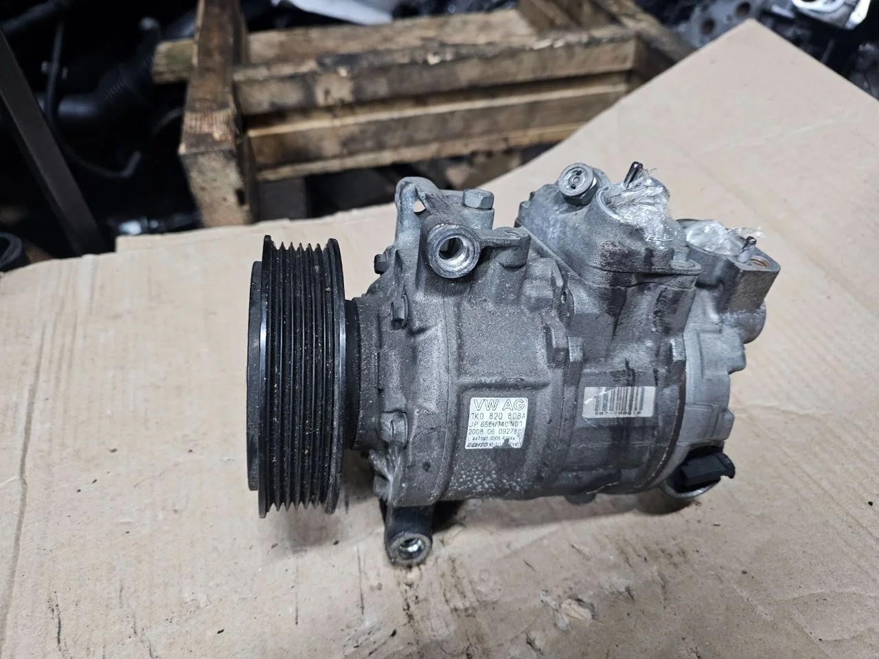 Компрессор кондиционера 1K0820808A Audi A3 8V 0 Бензин