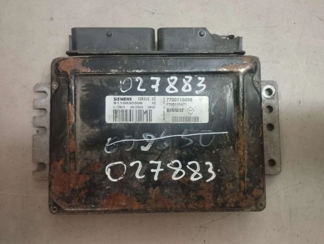 Блок управления двигателем 7700115098 Renault Kangoo 1 1.4 Бензин
