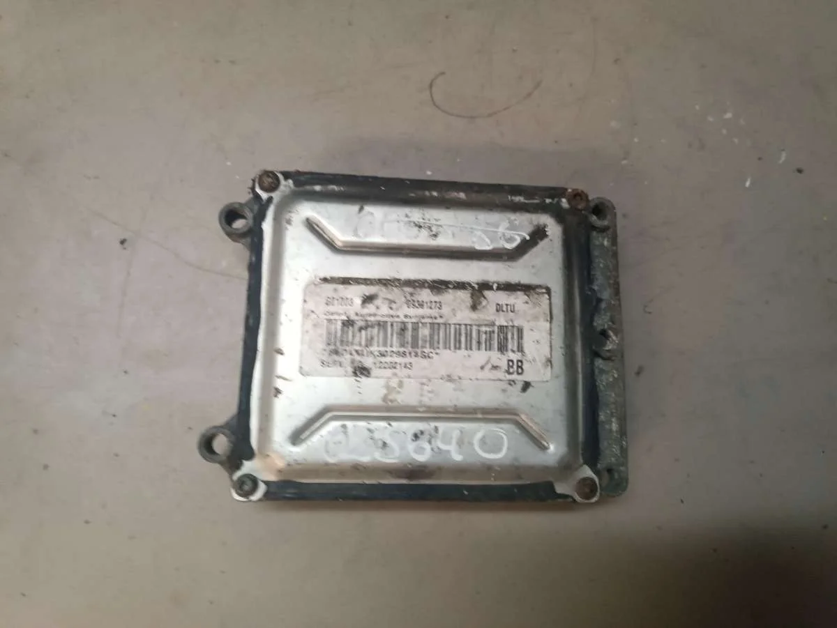 Блок управления двигателем 09391273 Opel Astra G 0