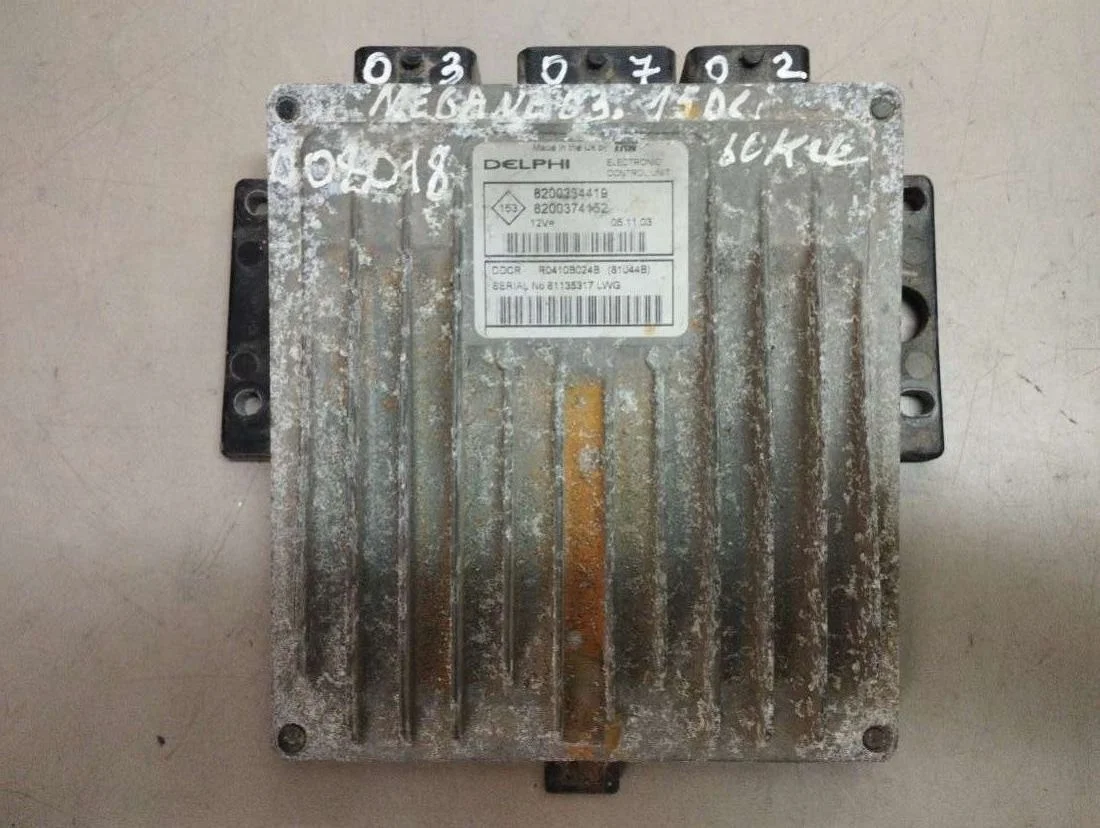 Блок управления двигателем 8200334419 Renault Megane 2 1.5 Дизель