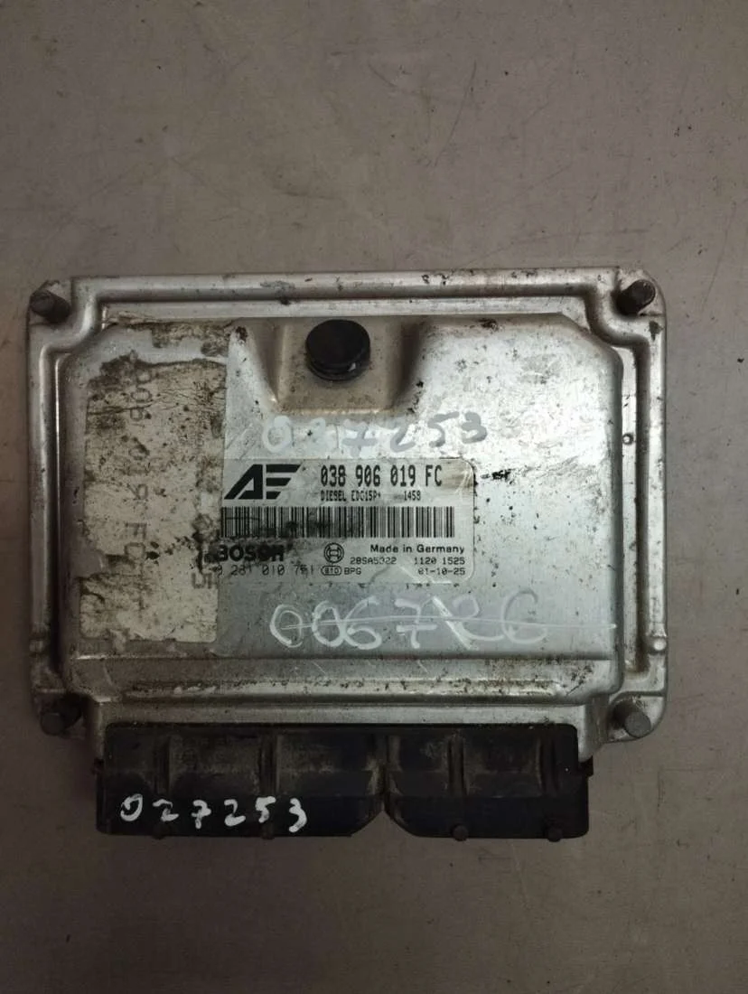 Блок управления двигателем 038906019FC Volkswagen Sharan 1 restailing 1.9 Дизель