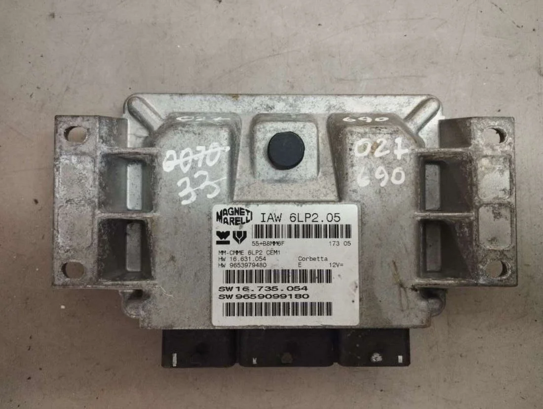 Блок управления двигателем IAW6LP205 Citroen C4 1 1.4 Дизель