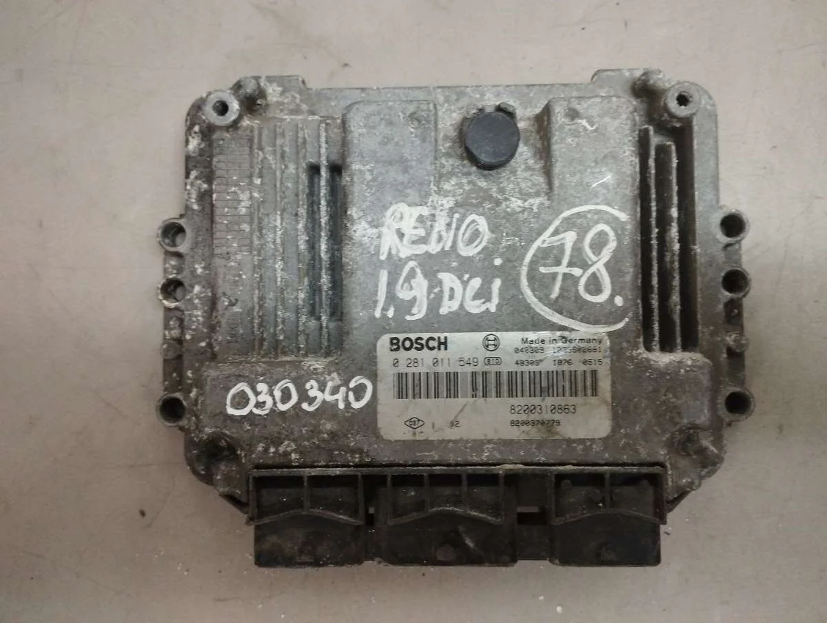 Блок управления двигателем 8200310863 Renault Megane 2 1.9