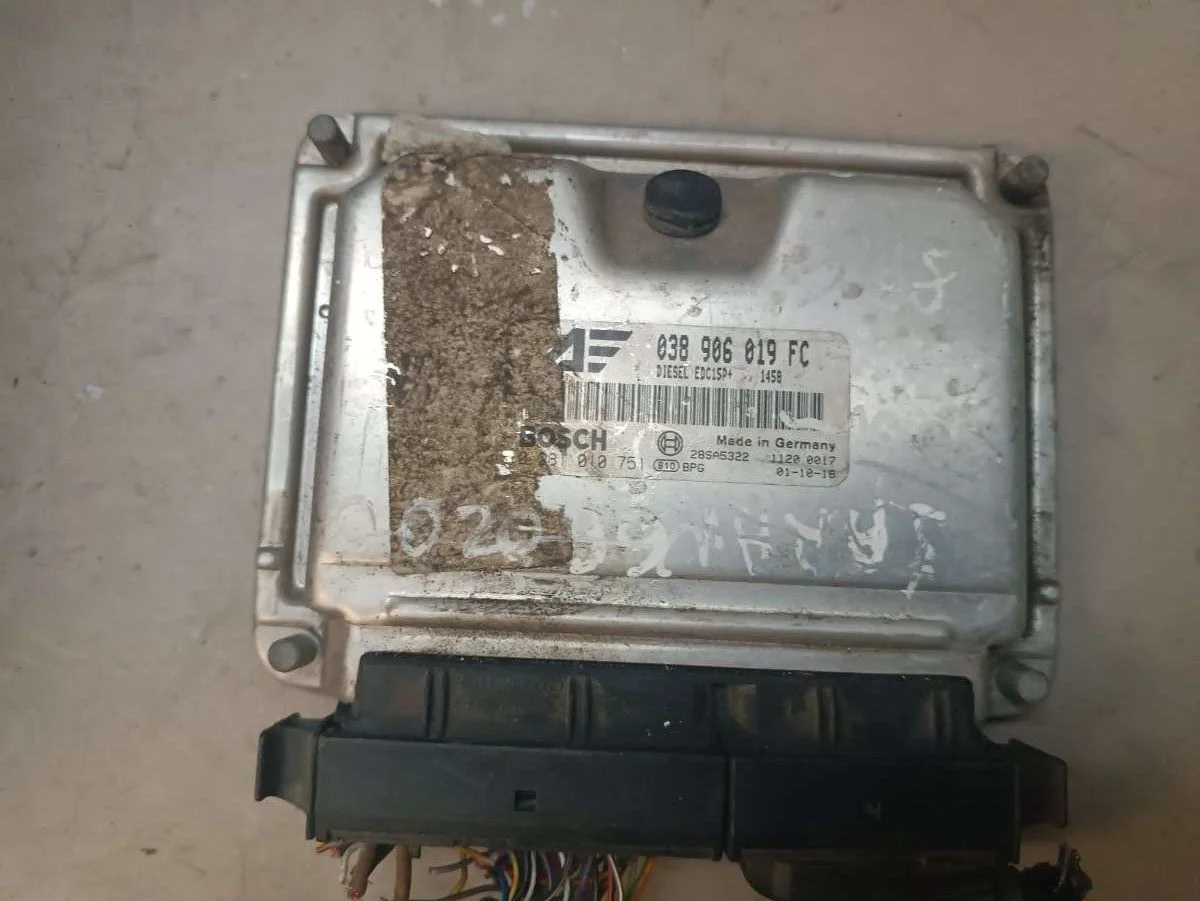 Блок управления двигателем 038906019FC Volkswagen Sharan 1 restailing 0