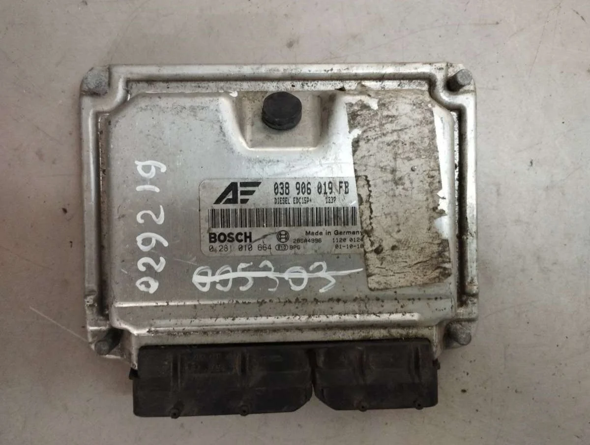 Блок управления двигателем 038906019FB Volkswagen Sharan 1 restailing 1.9 Дизель
