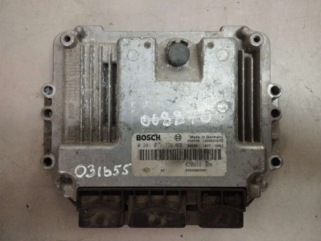 Блок управления двигателем 0281011776 Renault Scenic 2 1.9 Дизель