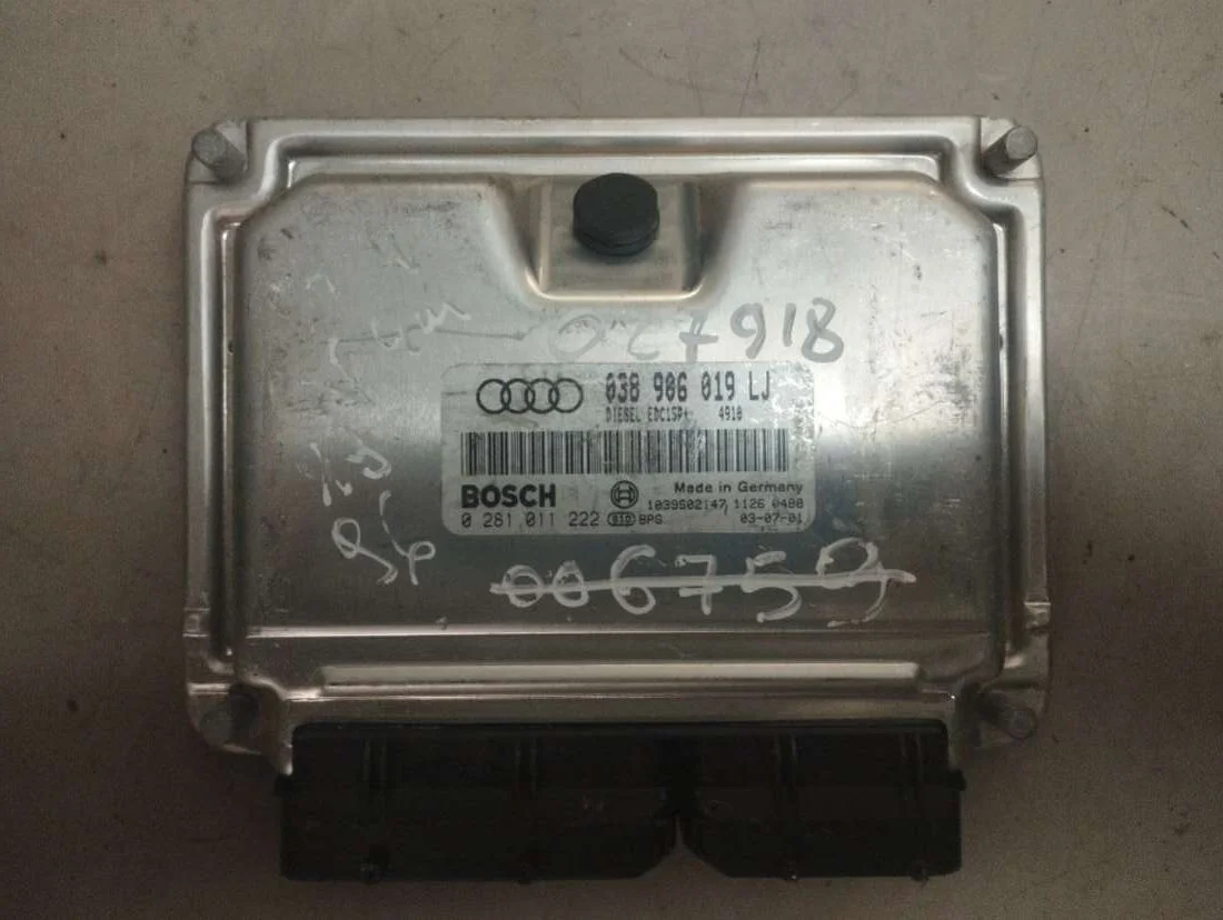 Блок управления двигателем 038906019LJ Audi A4 B6 1.9 Дизель