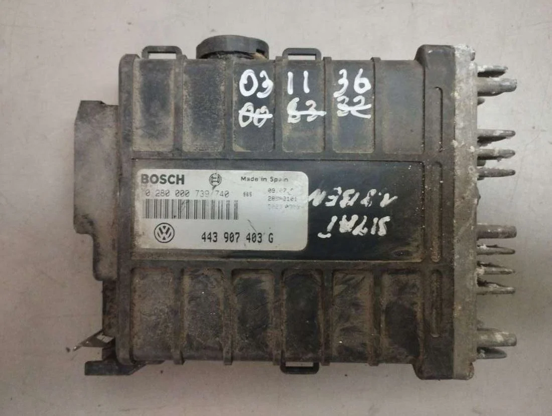 Блок управления двигателем 443907403G Volkswagen Passat B3 1.8 Бензин