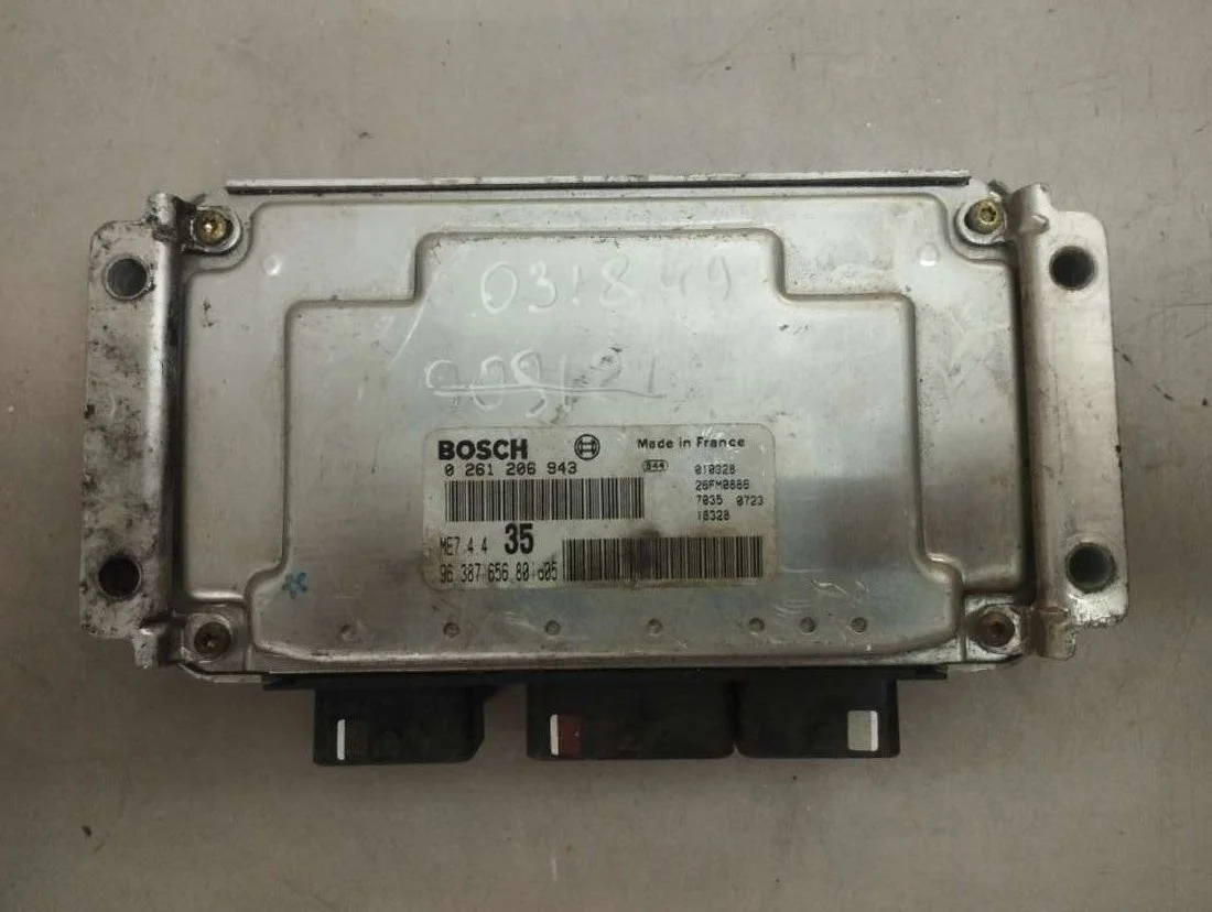 Блок управления двигателем 0261206943 Peugeot 307 1.6 Бензин