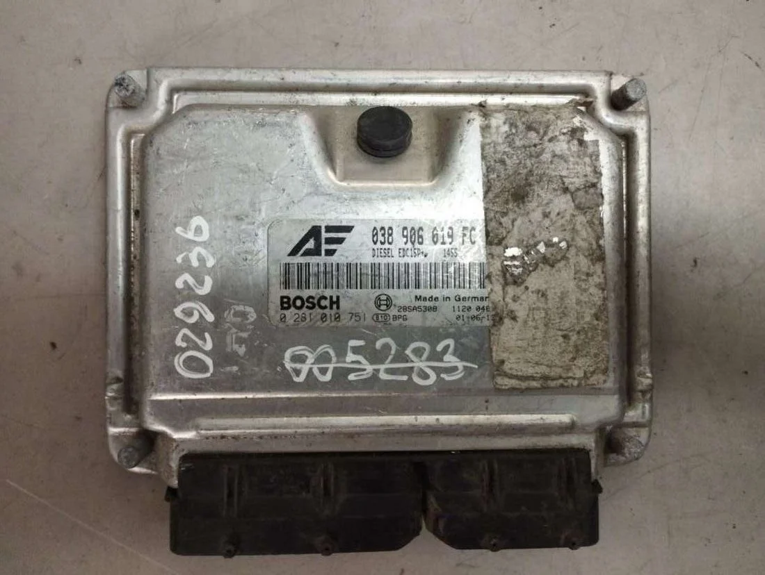 Блок управления двигателем 038906019FC Volkswagen Sharan 1 restailing 1.9 Дизель