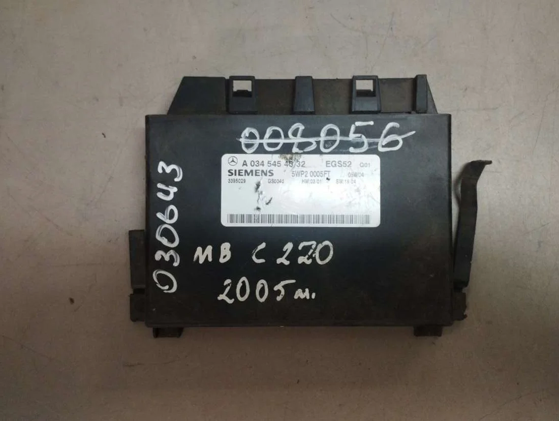 Блок управления АКПП A0345454332 Mercedes-Benz CLC 2.2 Дизель