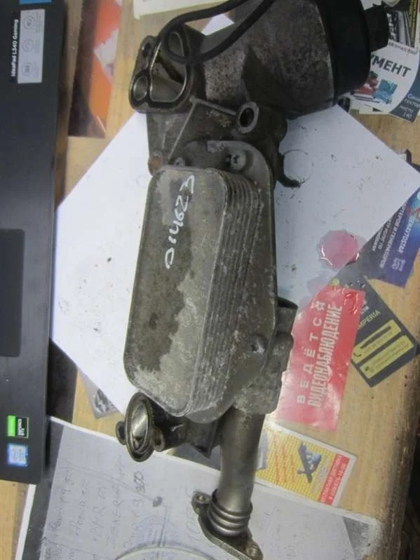 Теплообменник масляного фильтра 55571687 Opel Insignia 1 1.8 Бензин