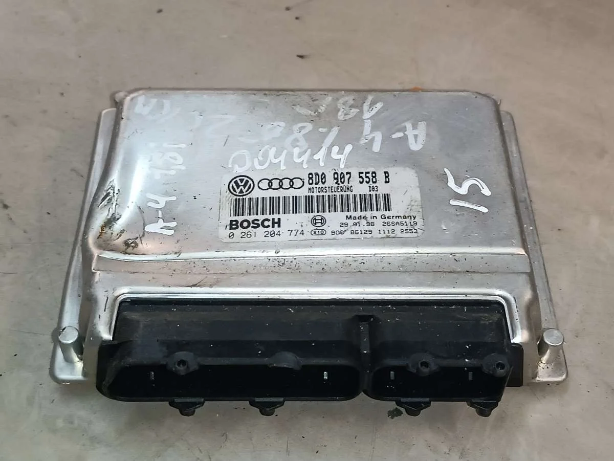 Блок управления двигателем 0261204774 Audi A4 B5 (S4,RS4) 1.8 Бензин