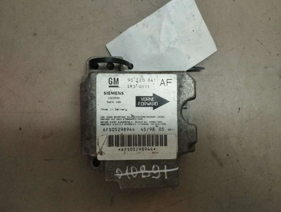 Блок AirBag 90520841 Opel Astra G 1.8 Бензин