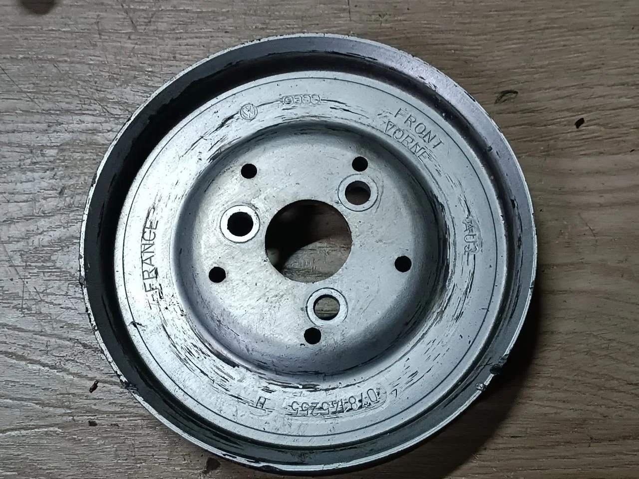 Шкив насоса гидроусилителя 078145255H Audi A6 C6 (S6,RS6) 3.0 Бензин