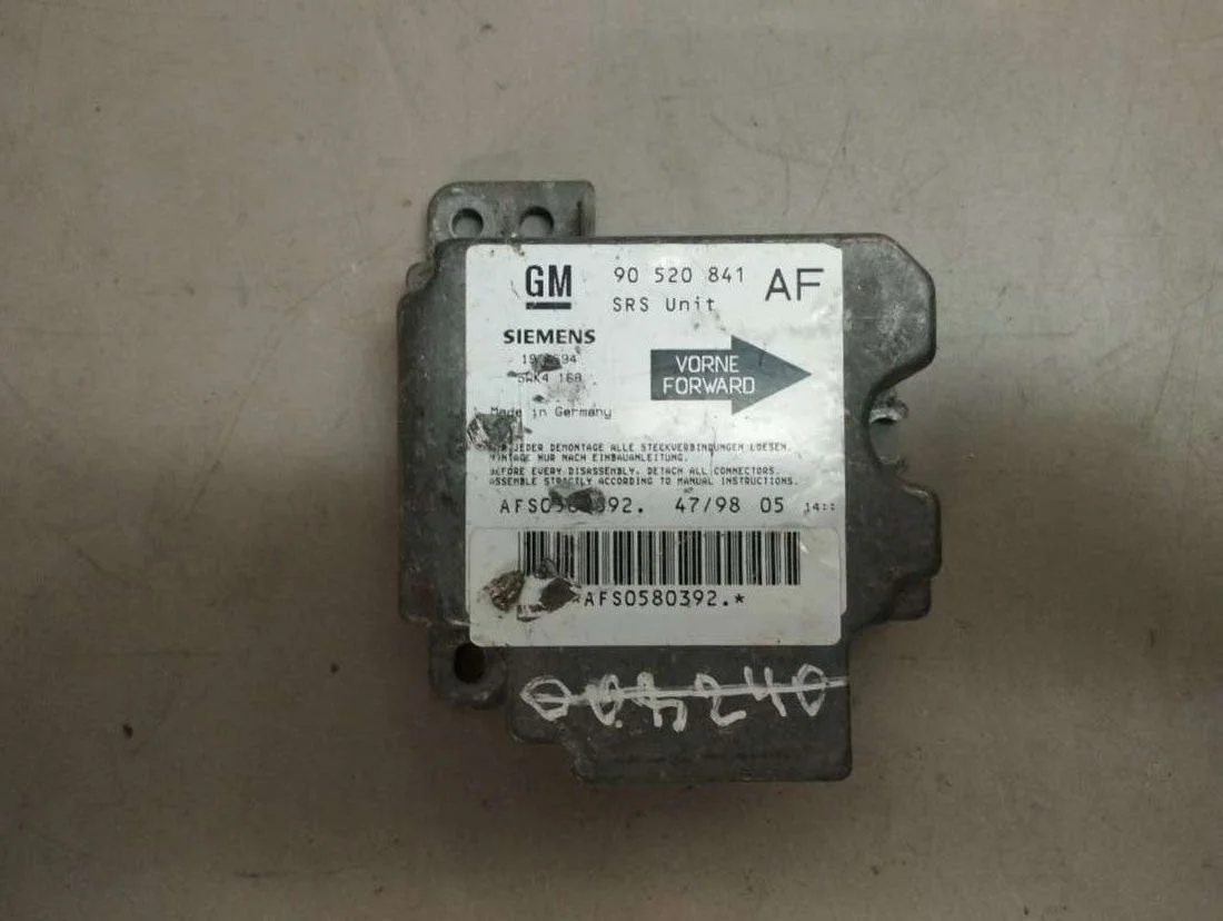 Блок AirBag 90520841 Opel Astra G 1.8 Бензин
