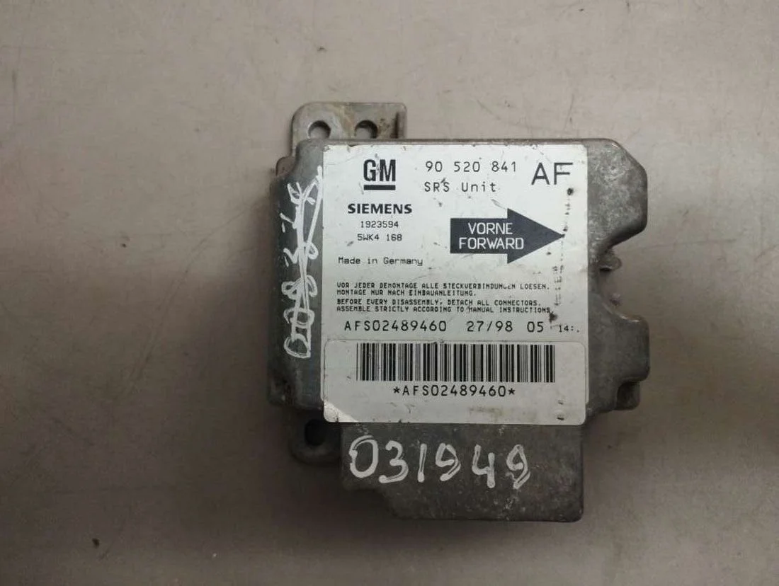 Блок AirBag 90520841 Opel Astra G 1.8 Бензин