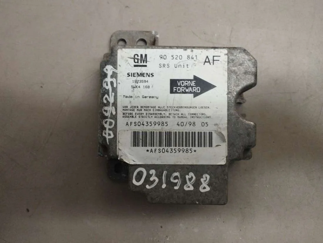 Блок AirBag 90520841 Opel Astra G 1.8 Бензин