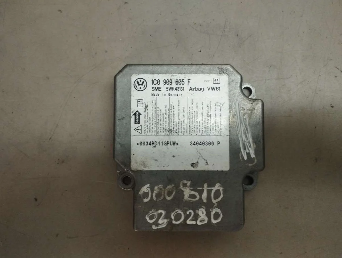 Блок AirBag 1C0909605F Volkswagen Sharan 1 restailing 0