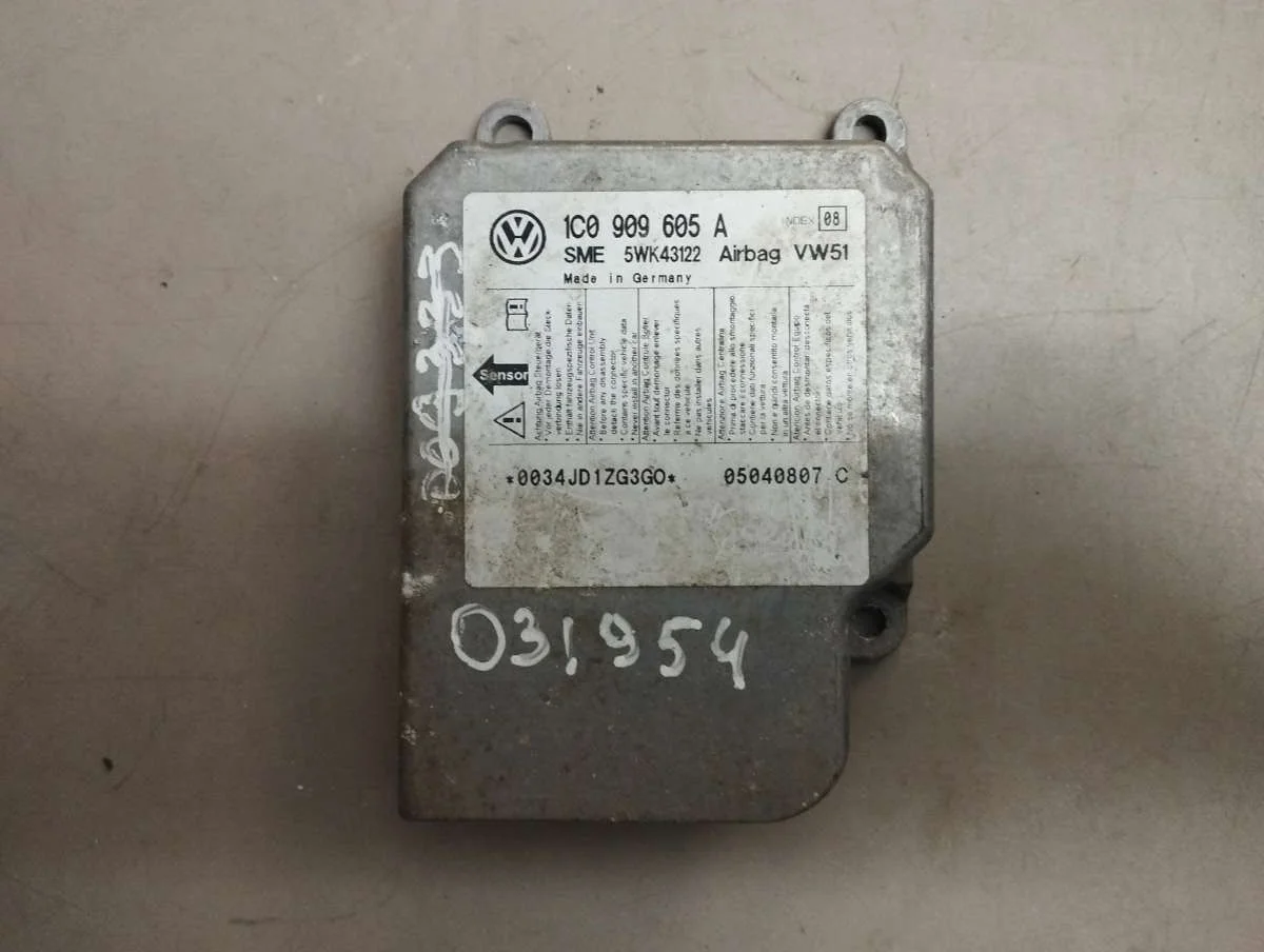 Блок AirBag 1C0909605A Volkswagen Transporter T5 2.5 Дизель