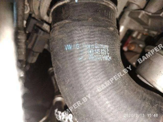 Патрубок интеркулера 1K0145828C Volkswagen Tiguan 1 1.4