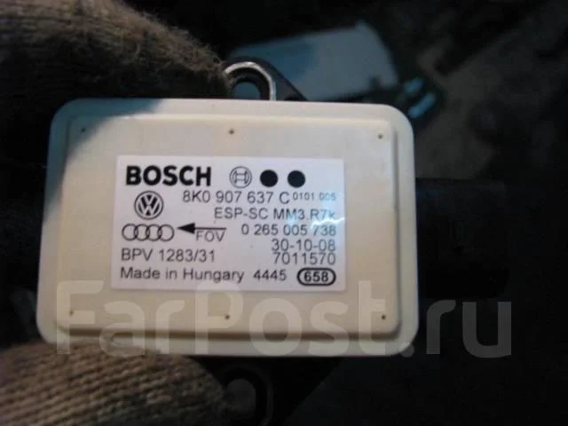 датчик ускорения Audi A4 (B8) 2007-2015 - -