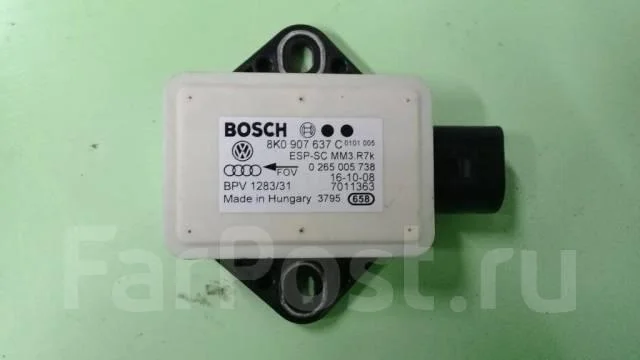 датчик ускорения Audi A4 (B8) 2007-2015 - -