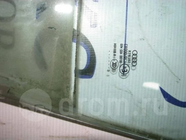 стекло двери Audi A6 (C6 4F) 2004-2011 R F