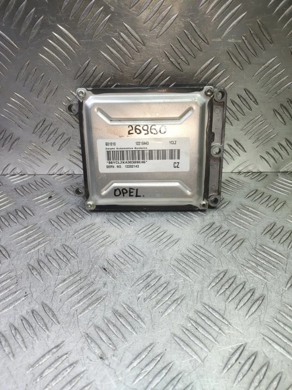 Блок Управления Двигателем Opel Vectra C 12210443 Z22SE