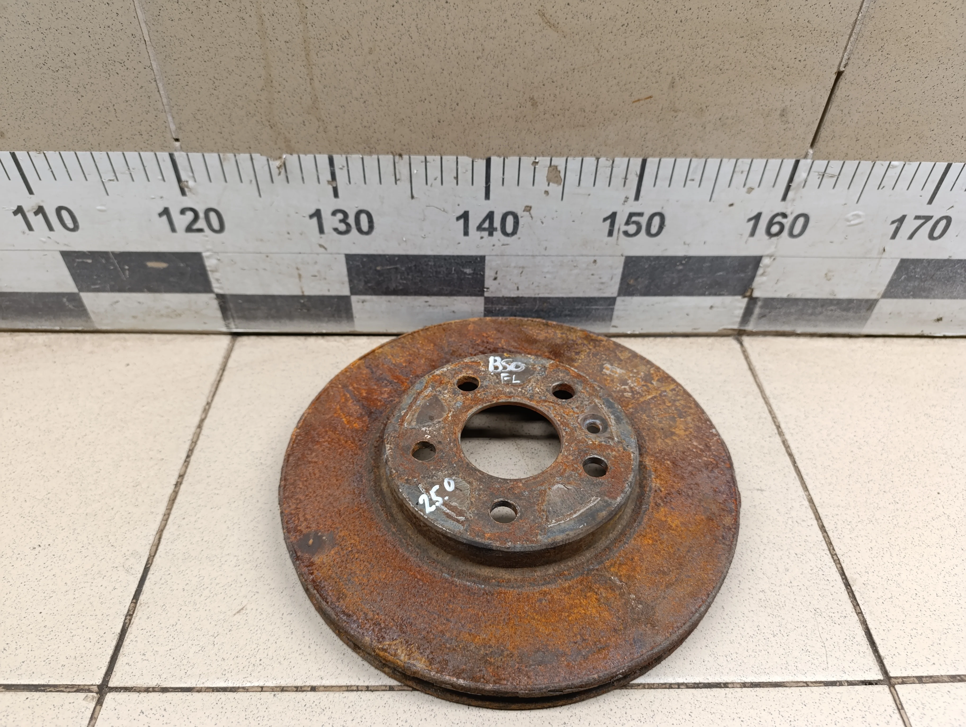 Диск тормозной передний вентилируемый Aveo (T300) 2011>