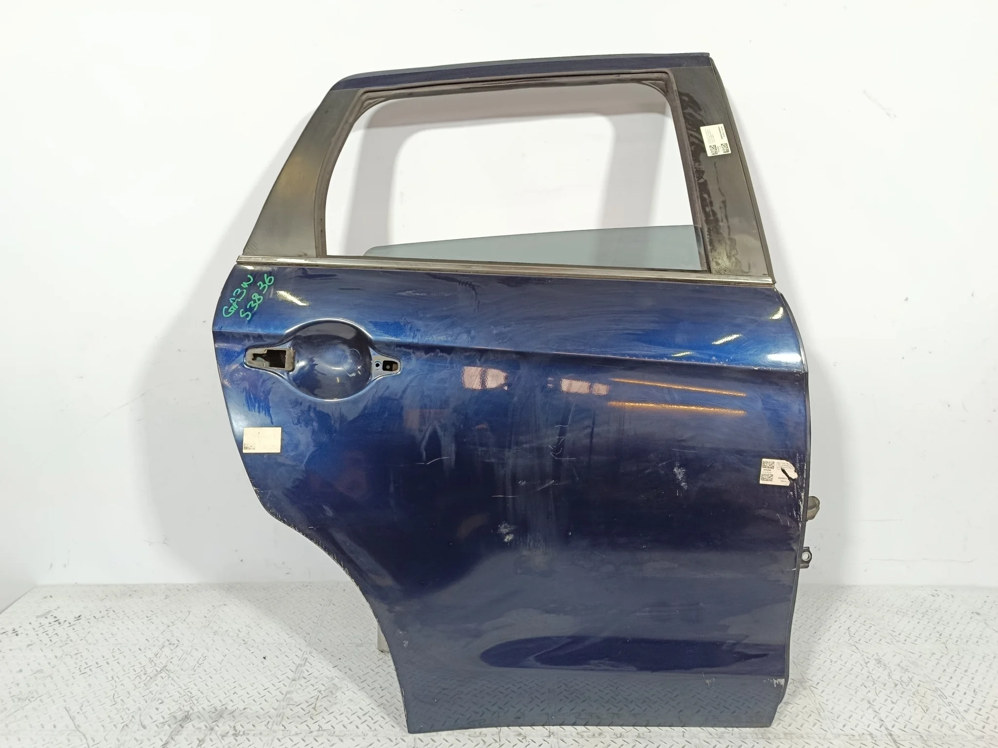 ДВЕРЬ MITSUBISHI ASX RVR 5730A978 ЗАДНЯЯ ПРАВАЯ  синий, D14 S3836