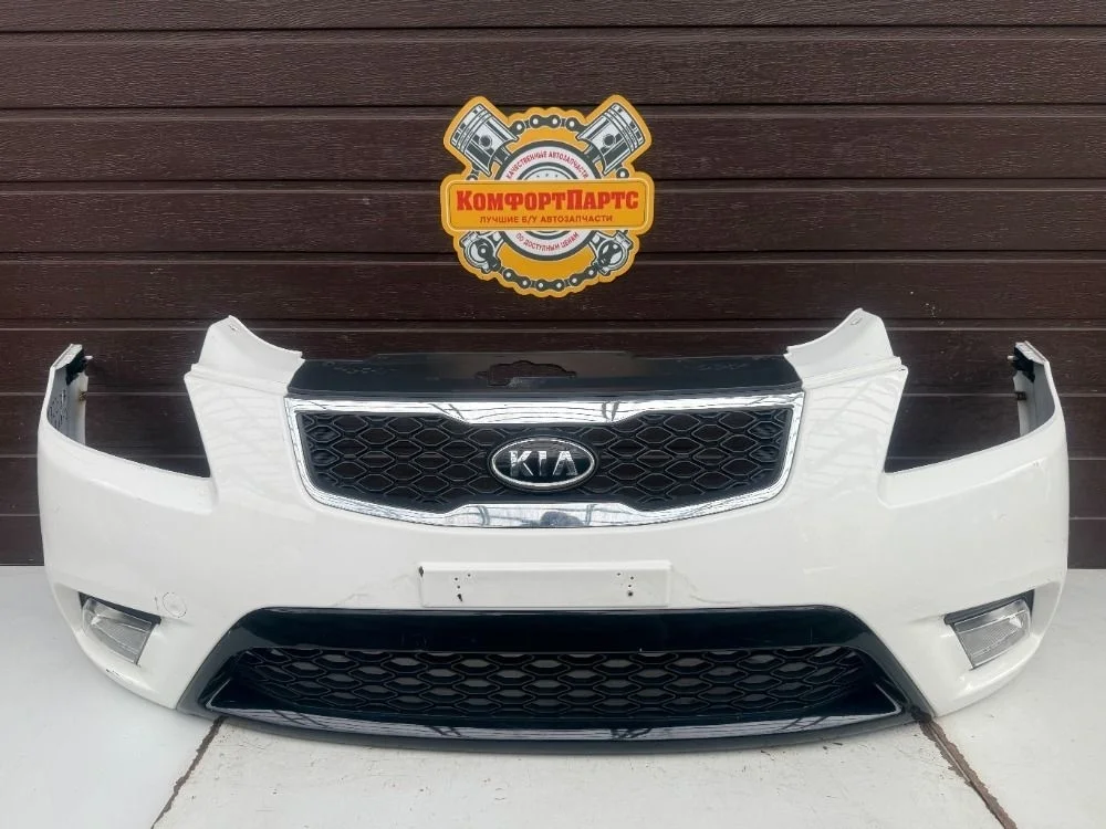 Бампер передний Kia Rio II рестайлинг (2009—2011)
