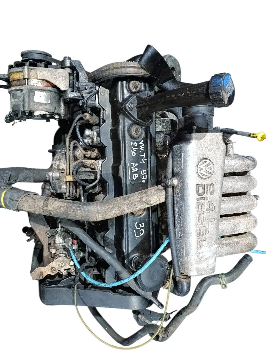 Двигатель AAB Volkswagen Transporter T4 2.4 Дизель