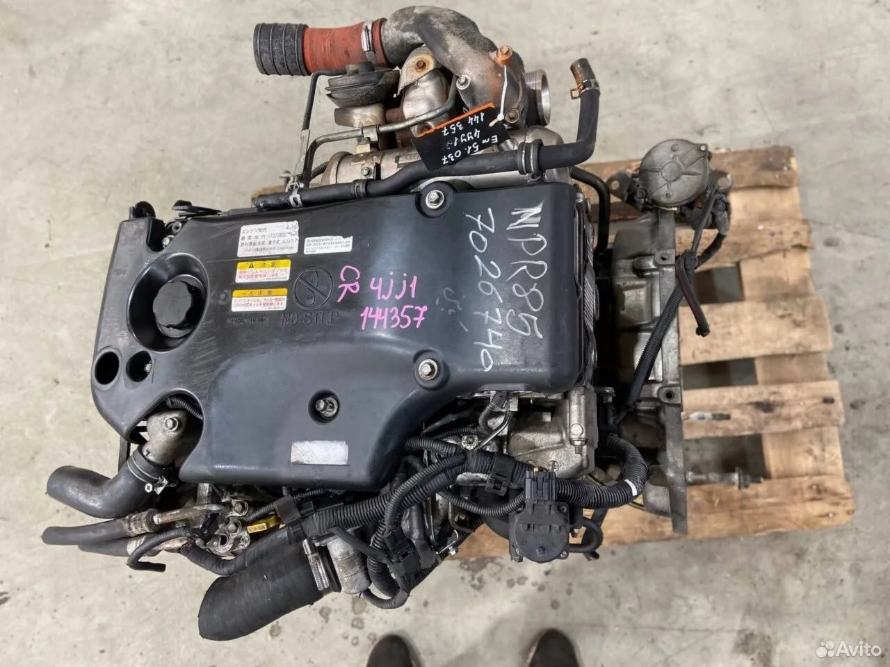 Двигатель 4jj1 isuzu 3.0л 175лс евро 3 в сборе