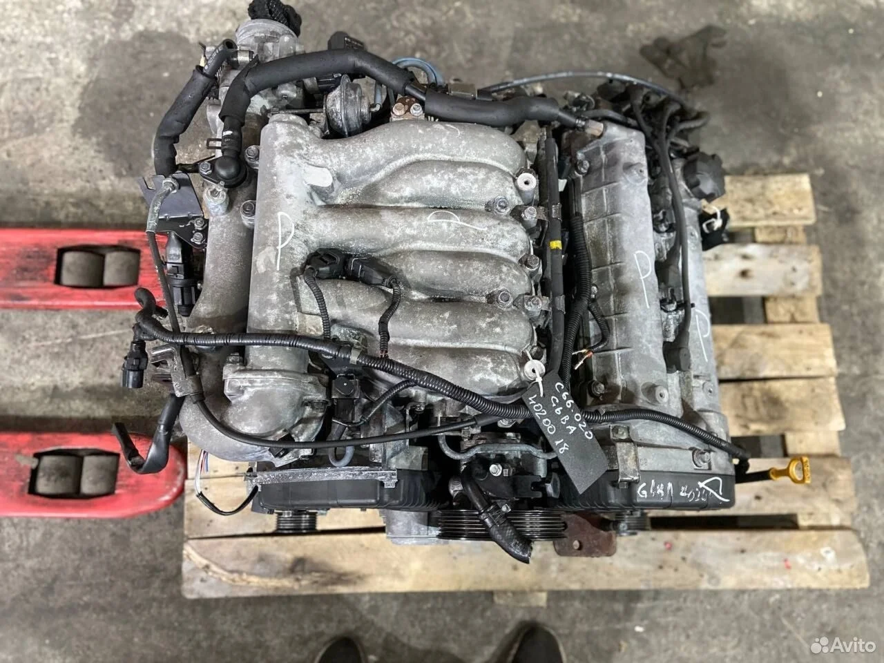 Двигатель g6ba в сборе hyundai santa fe 2.7л 182лс