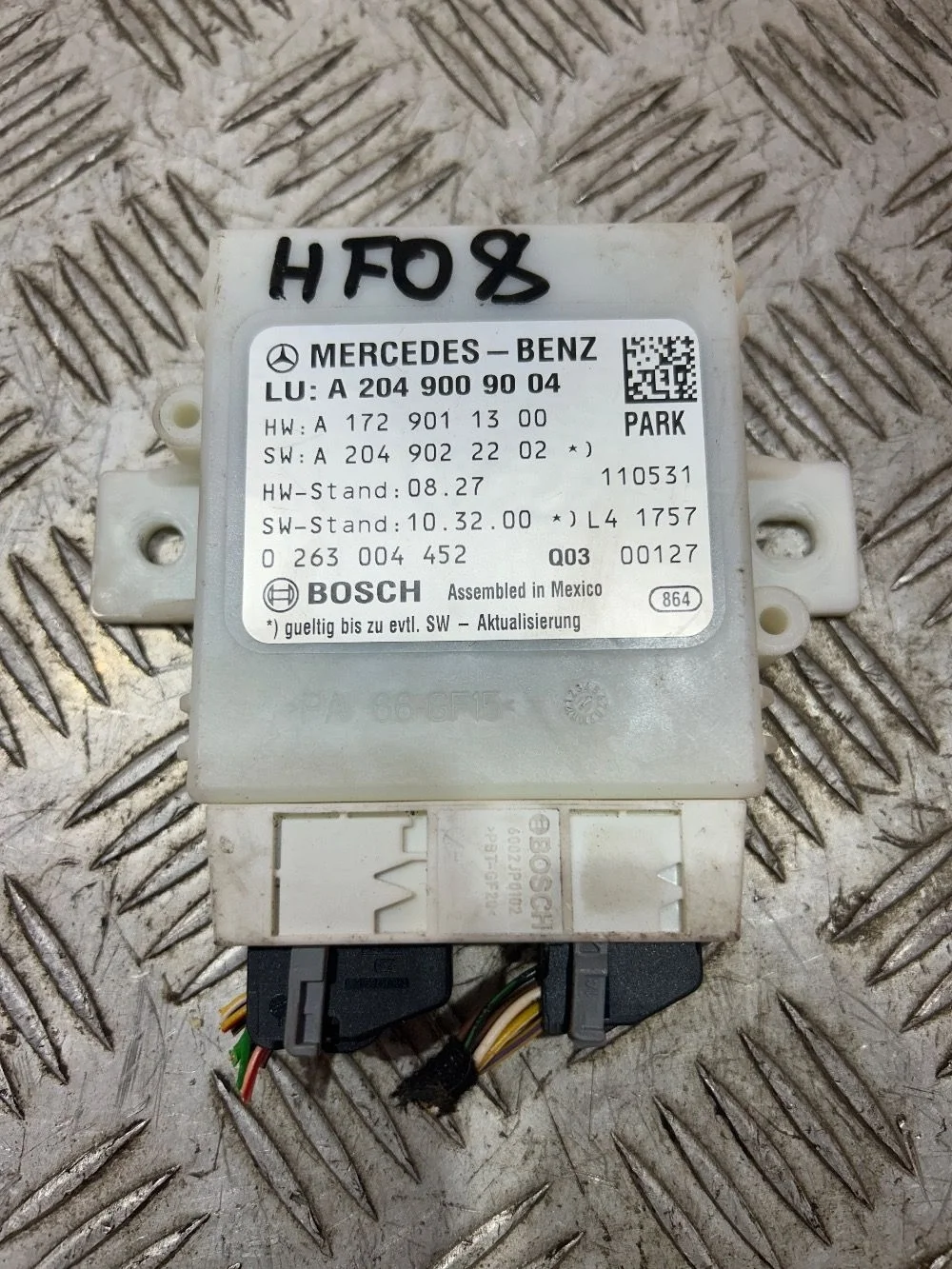 Блок управления парктроником Mercedes-Benz C-класс W204/S204/С204 рестайлинг (2011—2015)