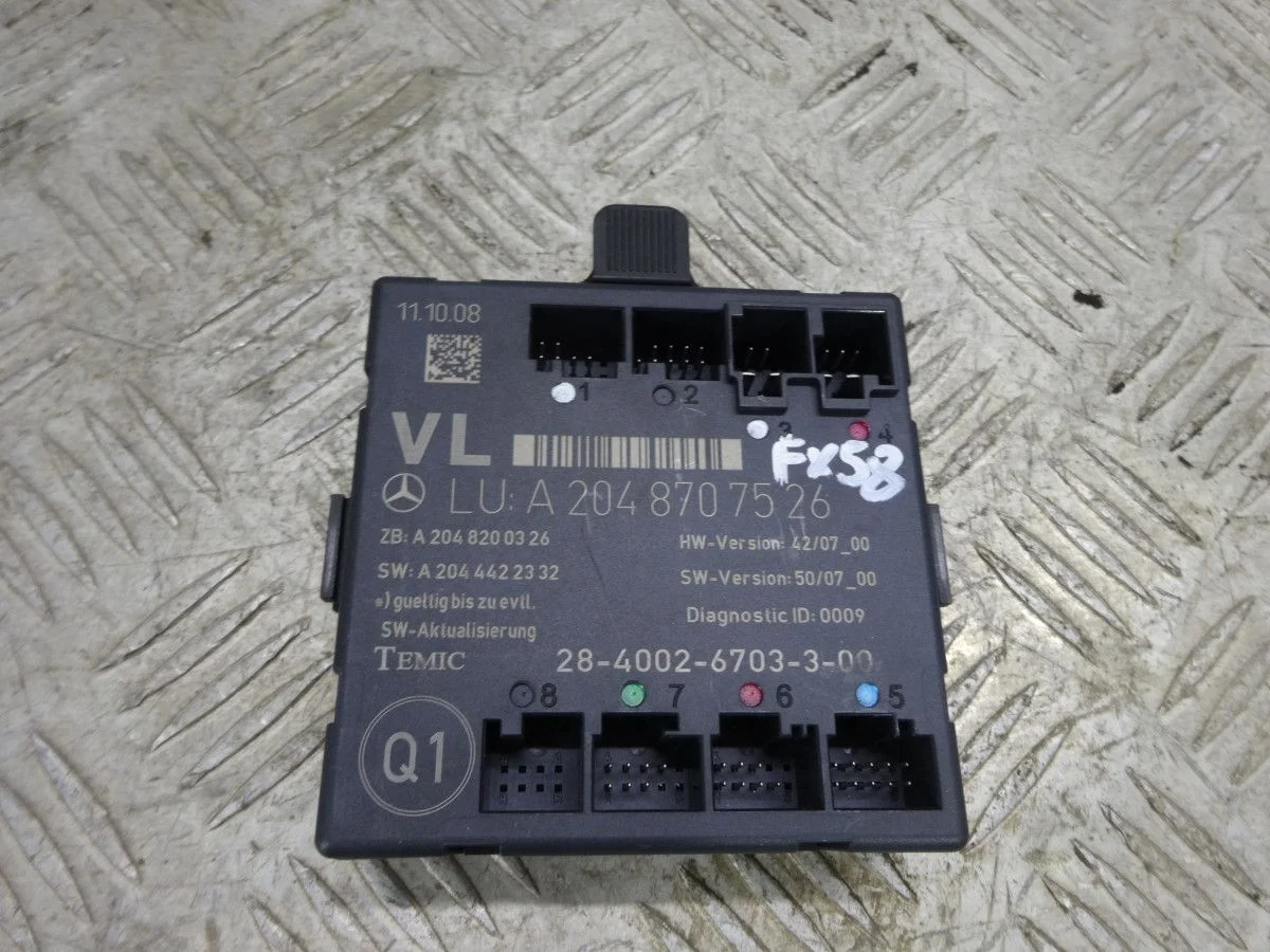 Блок комфорта Mercedes-Benz GLK-класс X204 рестайлинг (2012—2015)