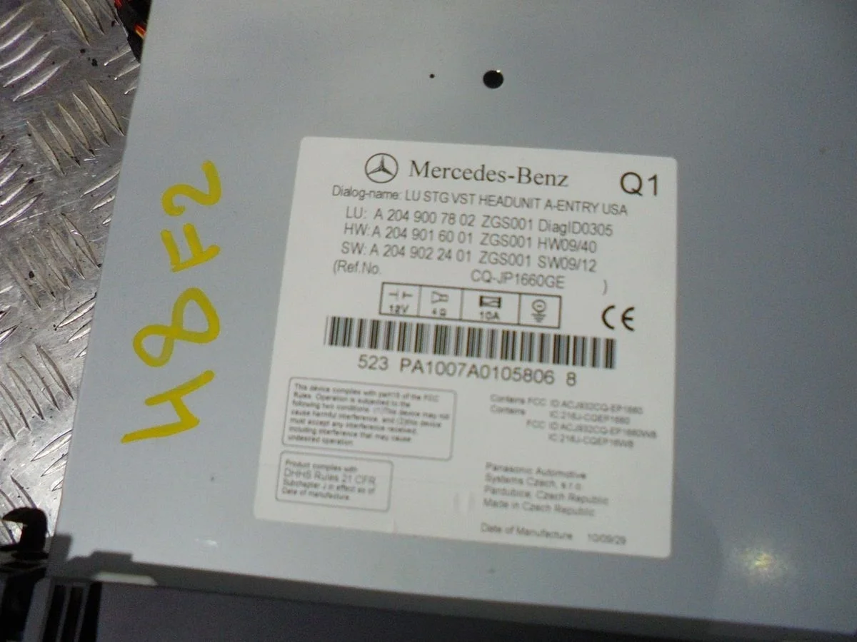 Магнитола Mercedes-Benz C-класс W204/S204 (2006—2011)