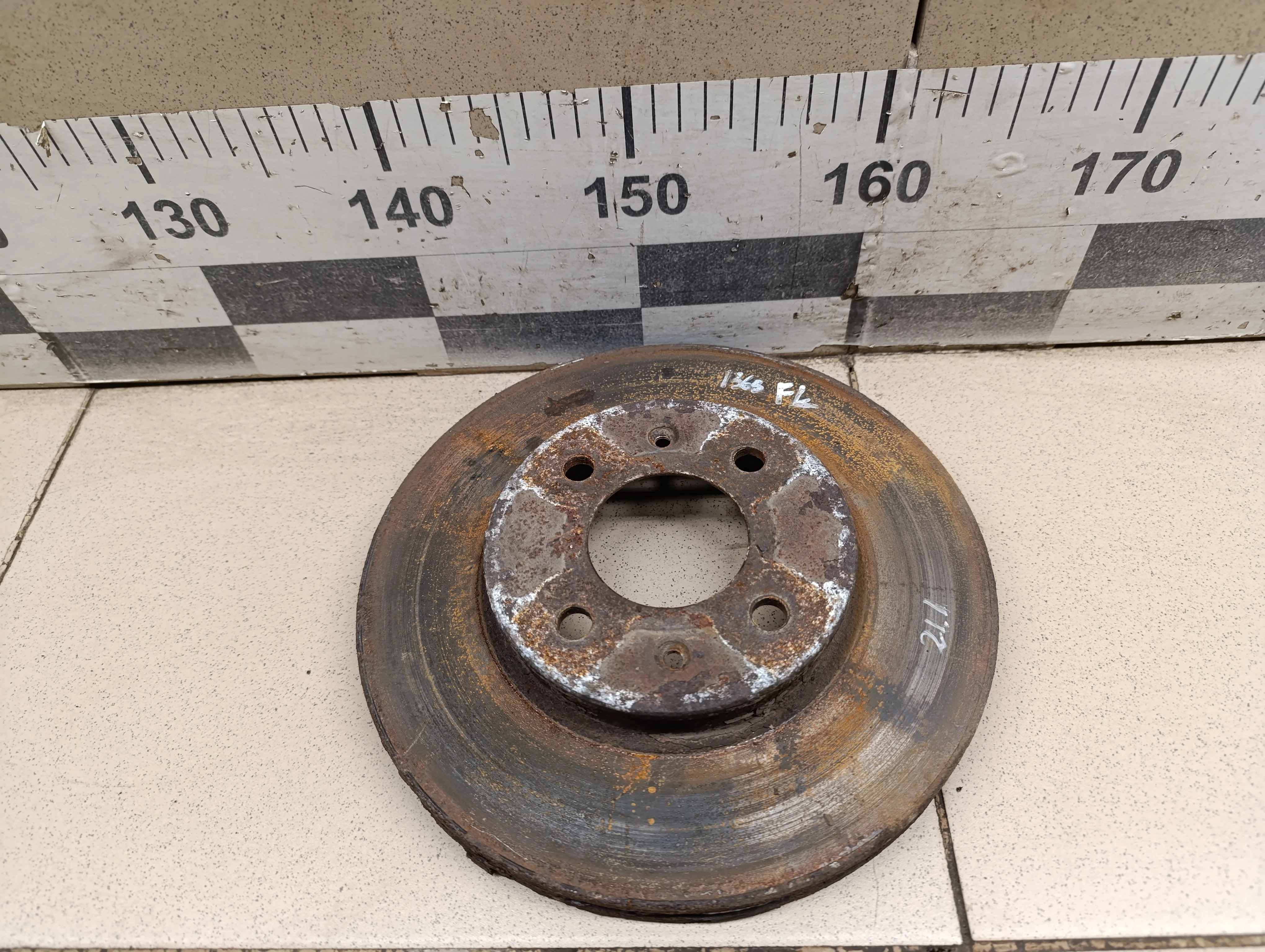 Диск тормозной передний вентилируемый Solaris 2010-2017