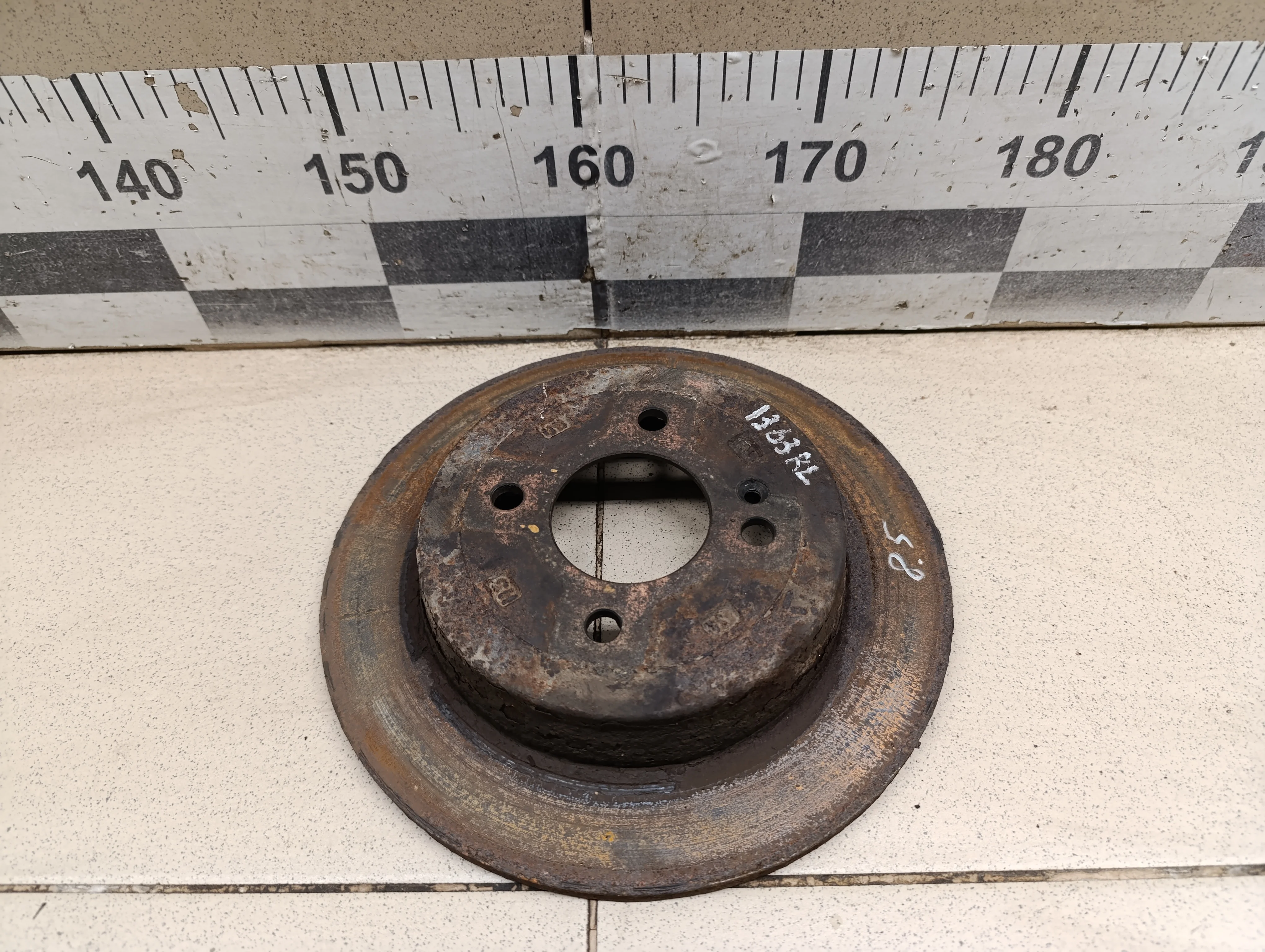 Диск тормозной задний Solaris 2010-2017