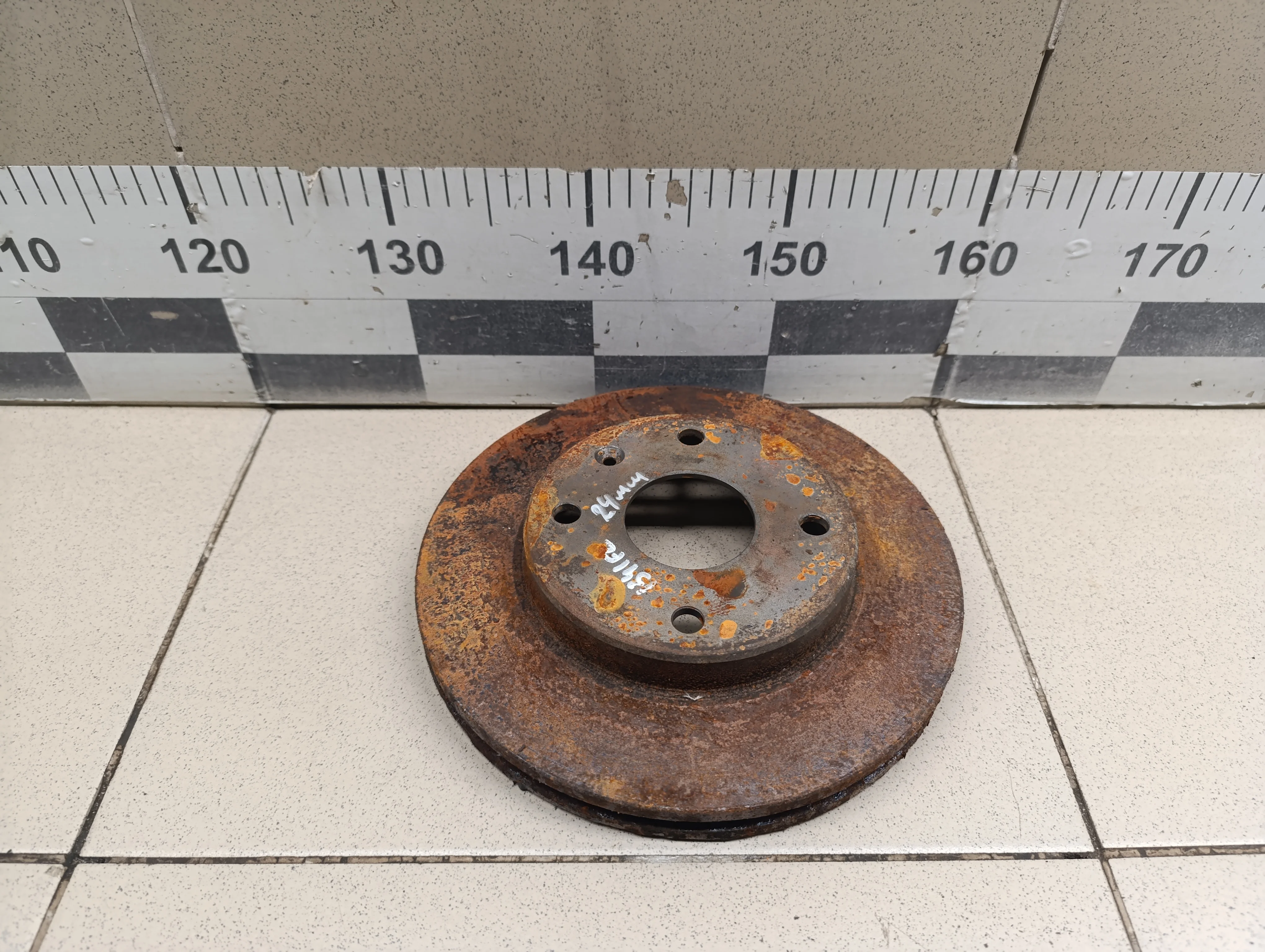 Диск тормозной передний вентилируемый Lacetti 2003-2013