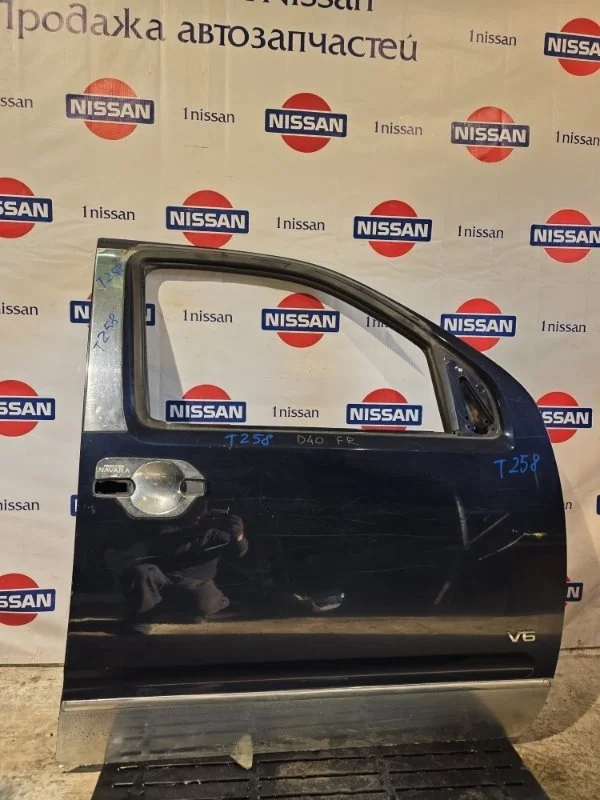 Дверь боковая Nissan Navara 2014 H01005X0MB D40 V9X, передняя правая