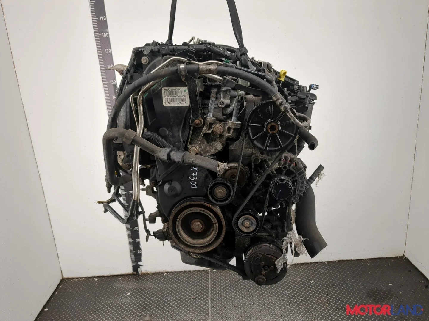 Двигатель (ДВС) Ford Mondeo 4 2007-2015 КПП 6-ст.мех.(МКПП) UFBA, UFBB Дизель 2 л TDCI