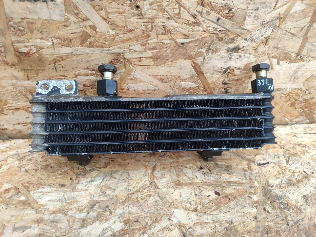 Радиатор масляный ДВС Mitsubishi Pajero 4 2007-2021гг. Оригинал