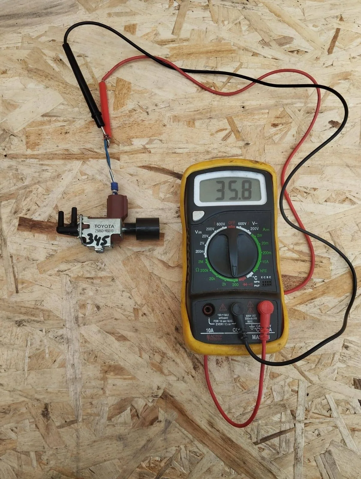 Клапан вакуумный Toyota Land Cruiser 200 2UZ 25860-46010