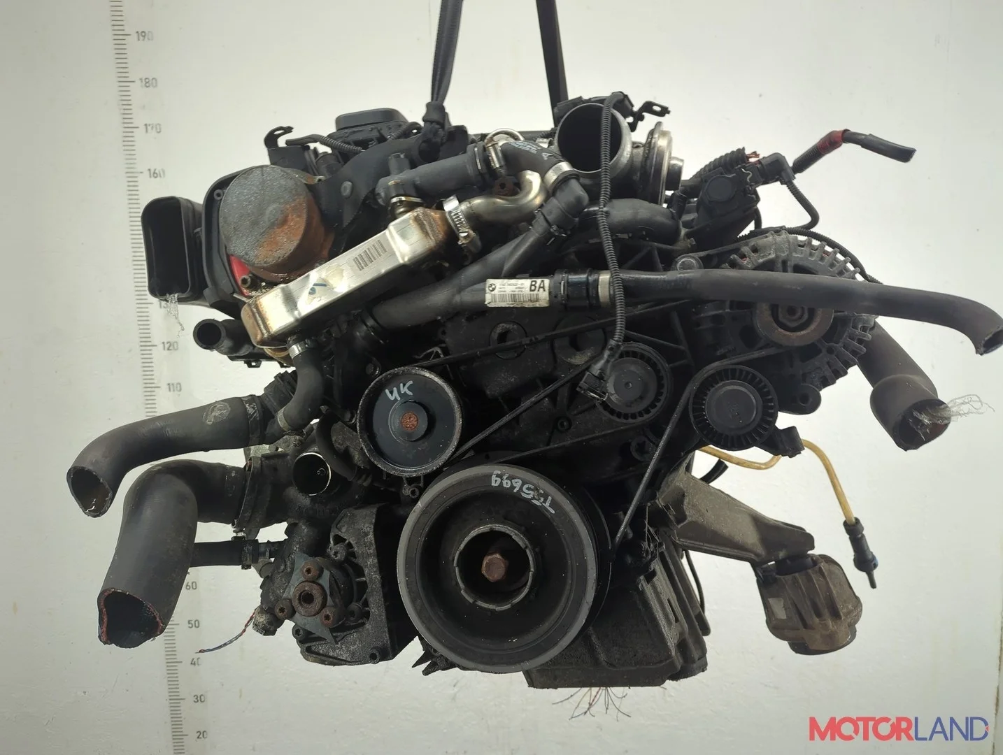 Двигатель (ДВС) BMW 1 E87 2004-2011 КПП 6-ст.мех.(МКПП) 204D4 / M47D20 Дизель 2 л TDI