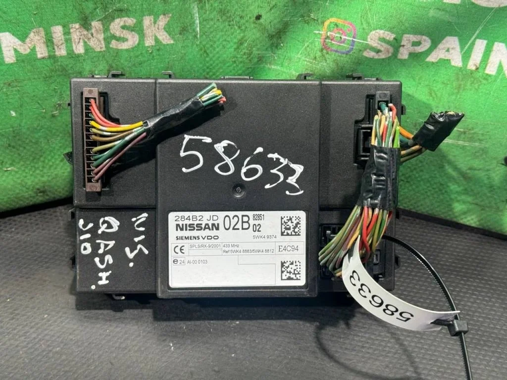 (58633) Блок комфорта Nissan Qashqai 2008 2 DCi 284B2JD02B